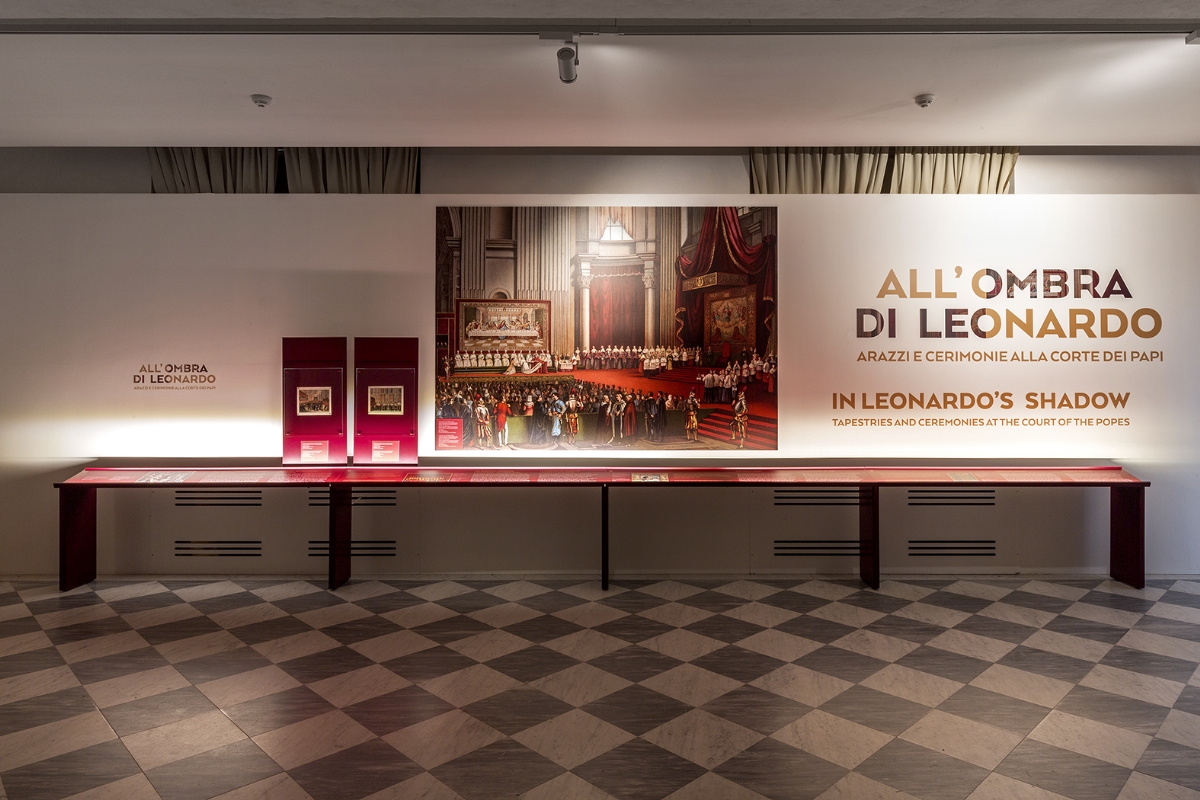VENARIA - In Reggia la mostra «All’ombra di Leonardo. Arazzi e cerimonie alla corte dei papi» - FOTO