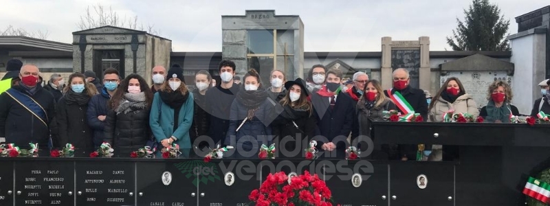 DRUENTO - Il nuovo monumento ai Caduti Partigiani è realtà: inaugurato stamane - FOTO