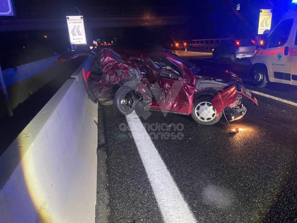 DOPPIO INCIDENTE IN TANGENZIALE A RIVOLI - Quattro veicoli coinvolti, due feriti - FOTO