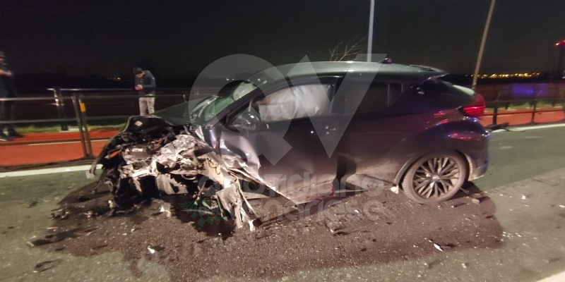 CASELLE - Ennesimo incidente stradale lungo la provinciale: due feriti, uno grave - FOTO