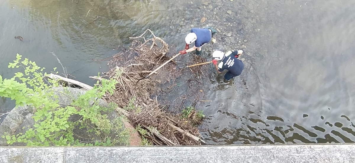 VENARIA - Protezione Civile al lavoro per «liberare i ponti»: tre week-end di pulizie - FOTO