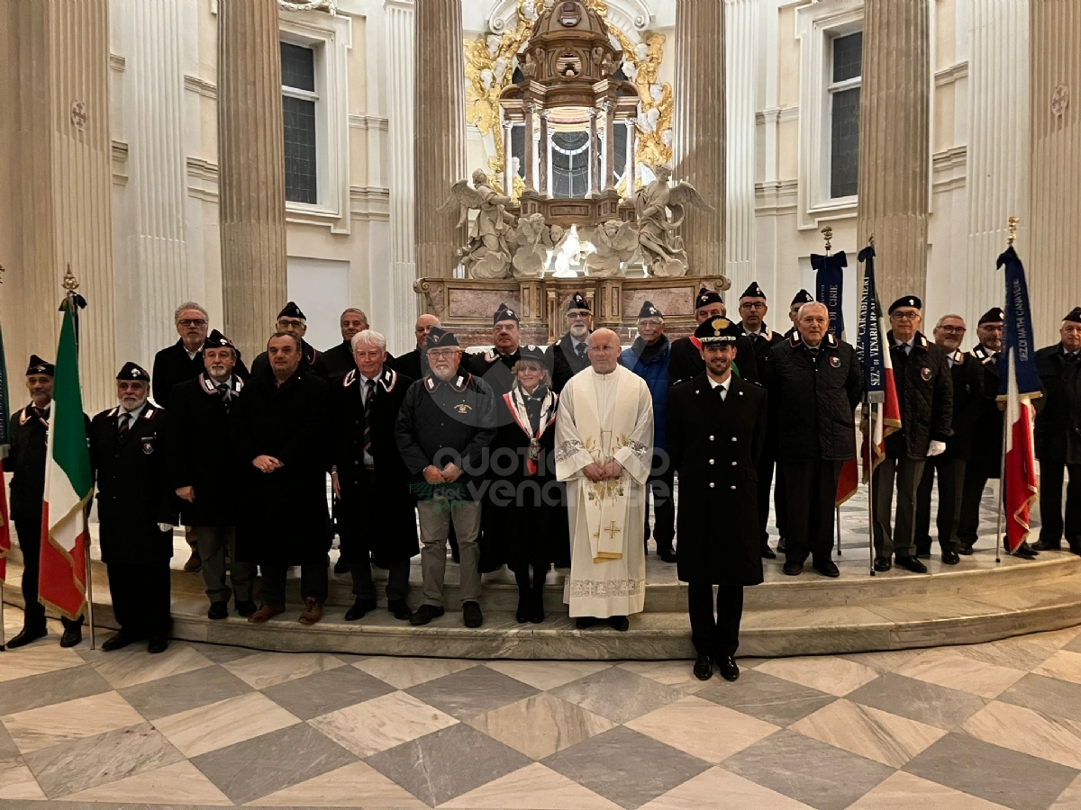 VENARIA - A Sant'Uberto celebrata la Virgo Fidelis, Patrona dell'Arma dei Carabinieri - FOTO