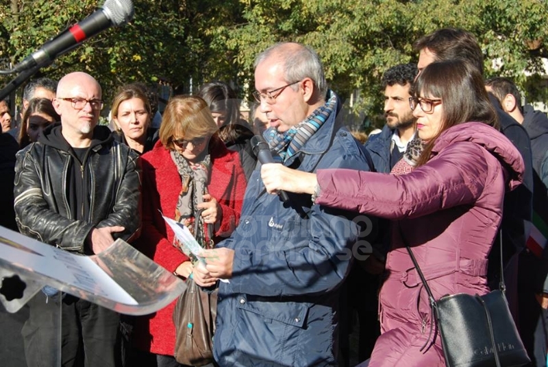 PIANEZZA-RIVOLI - La città di Torino da oggi ha un giardino dedicato a Vito Scafidi - LE FOTO