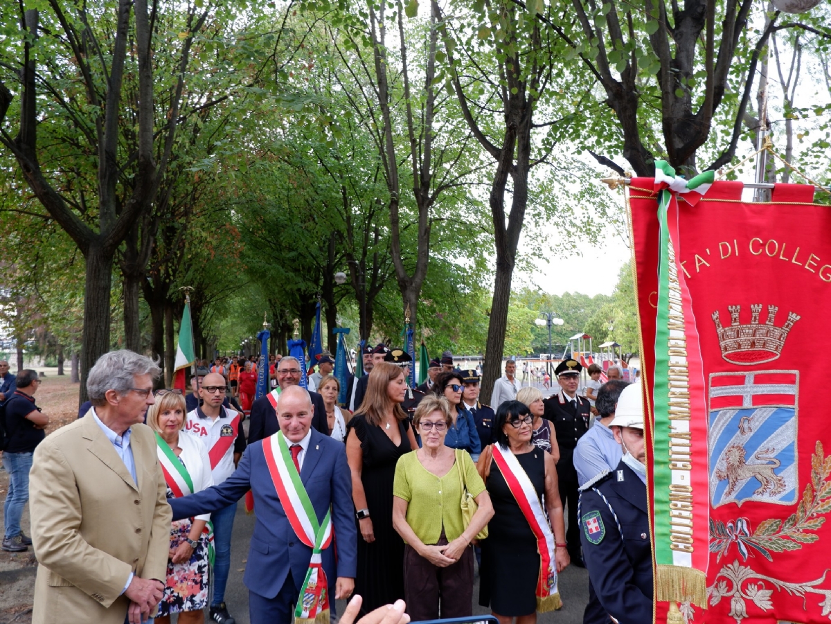 COLLEGNO - Commozione per l'inaugurazione dell'area giochi «Emanuela Setti Carraro» - FOTO