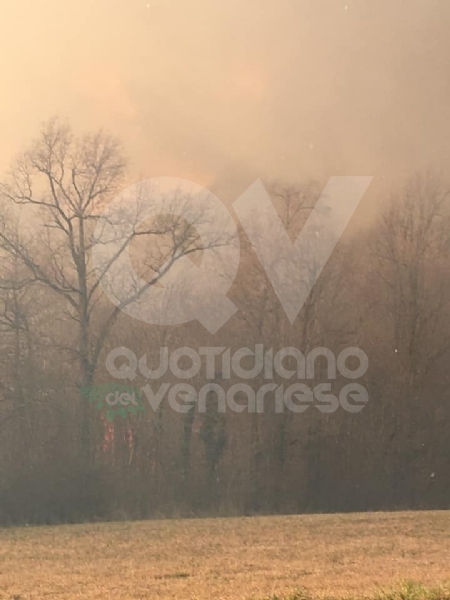 CASELETTE-VAL DELLA TORRE - Incendio sul Musiné: situazione sotto controllo