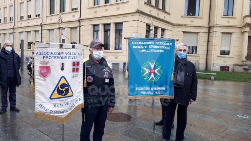 VENARIA - Celebrato il 4 Novembre, tra ricordo e un plauso a medici, infermieri e volontari FOTO