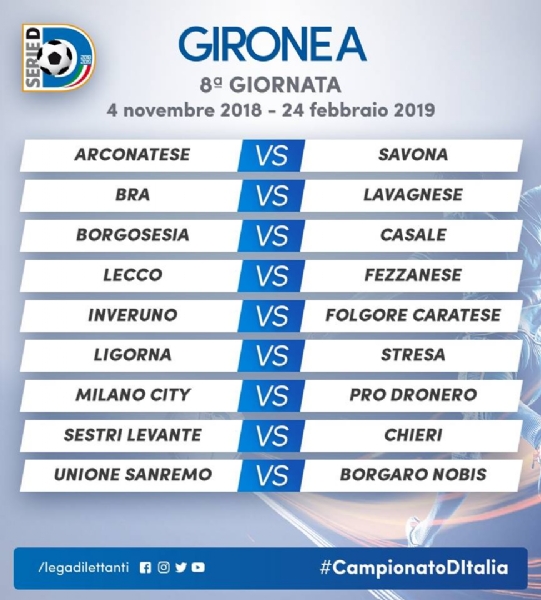 CALCIO SERIE D - Borgaro Nobis nel girone A: ecco il calendario del campionato