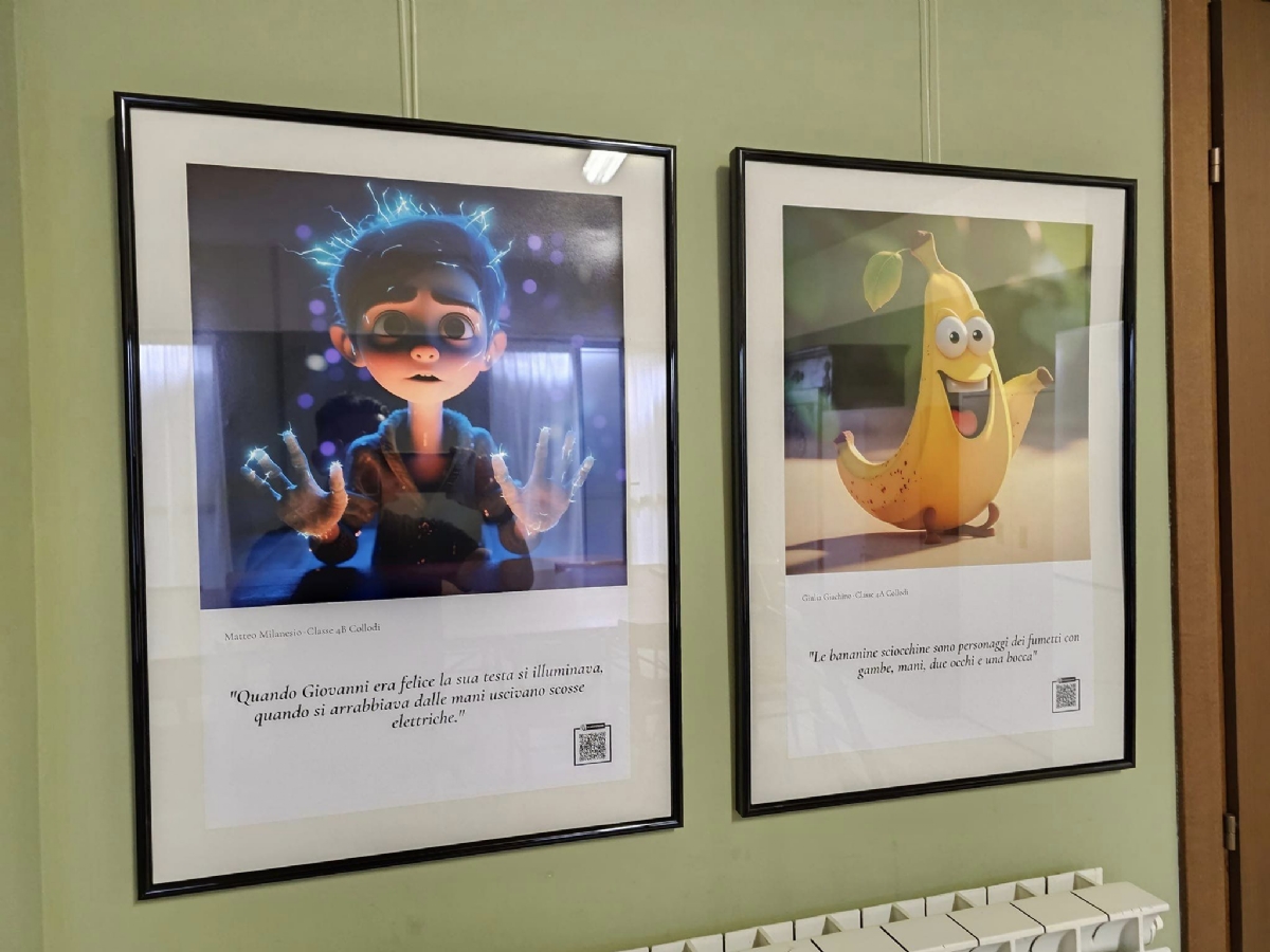 CASELLE - Successo per la «prima» della mostra «/Imagine – Creare immagini dalle Parole»: scuole protagoniste - FOTO