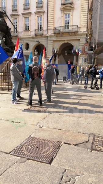 VENARIA - Venerdì sciopera il deposito Gtt di via Amati, per 4 ore: ieri protesta a Torino - FOTO