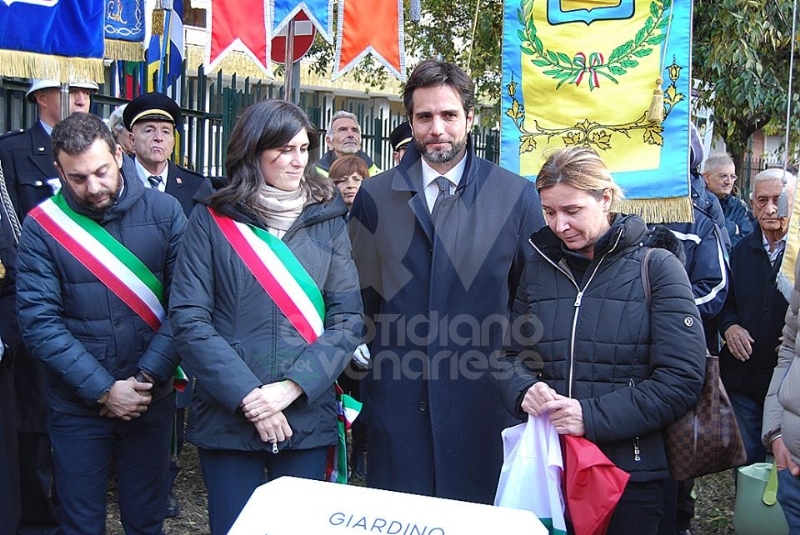 PIANEZZA-RIVOLI - La città di Torino da oggi ha un giardino dedicato a Vito Scafidi - LE FOTO