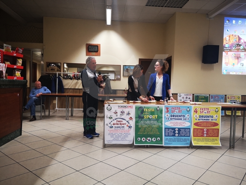 DRUENTO - «Festa dello Sport»: un premio per le associazioni sportive del territorio
