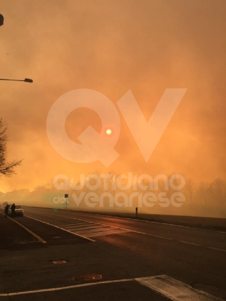 CASELETTE-VAL DELLA TORRE - Incendio sul Musiné: situazione sotto controllo