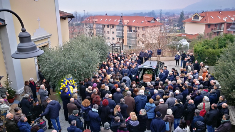 GIVOLETTO - L'ultimo saluto all'assessore Maurizio Braccialarghe - LE FOTO