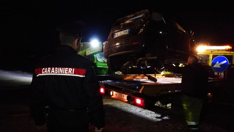 LA CASSA - TRAGEDIA SULLA PROVINCIALE: DUE SINTI MORTI E UN FERITO IN UN INCIDENTE STRADALE