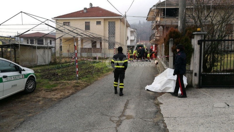 TRAGEDIA A CAFASSE - Operaio muore schiacciato da un muro: inutili tutti i soccorsi - FOTO e VIDEO