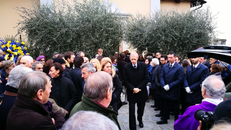 GIVOLETTO - L'ultimo saluto all'assessore Maurizio Braccialarghe - LE FOTO
