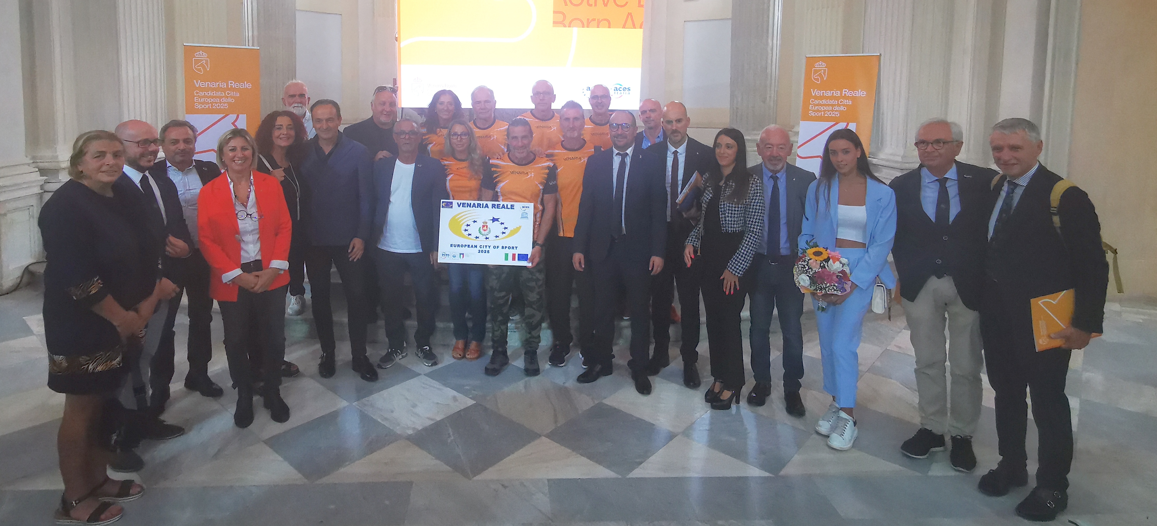 VENARIA - Ora  ufficiale: nel 2025 la Reale sar Citt Europea dello Sport