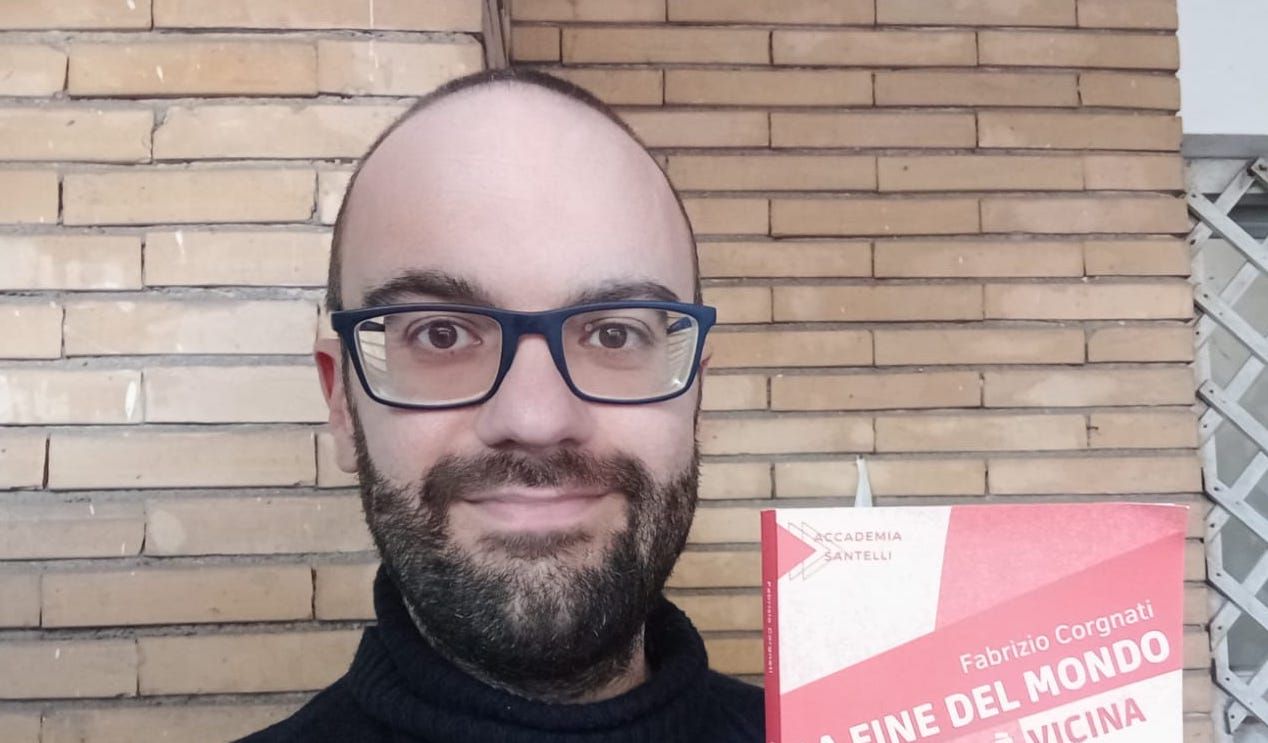 VENARIA - La fine del mondo non  vicina: il primo libro di Fabrizio Corgnati. Gioved la presentazione