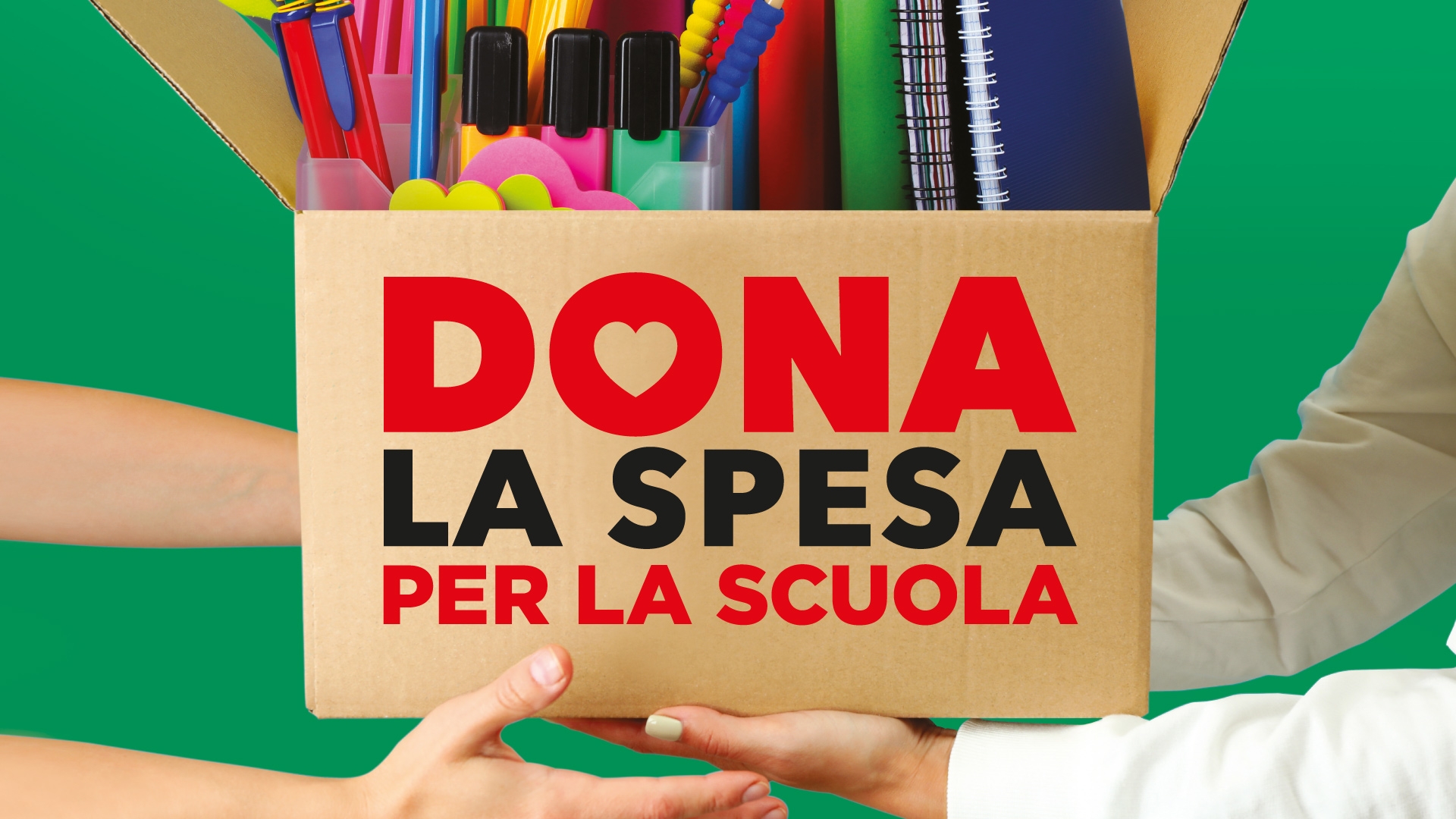 Torna Dona la Spesa per la Scuola: la raccolta di materiali di cancelleria per le famiglie in difficolt